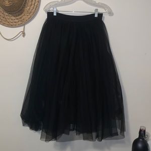Bailey 44 Black Tulle Tutu/Skirt sz Medium